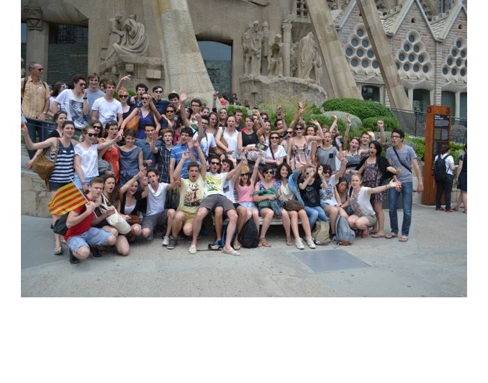 Devant la Sagrada Familia – Barcelone - 2013